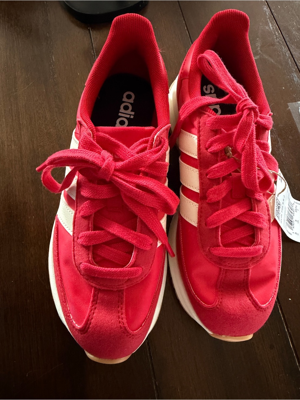 Adidas kid’s Red Classic Suede Runner Sneakers